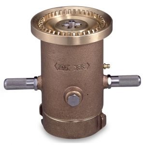 Style 822 and 823 Selectable galonage monitor nozzle brass